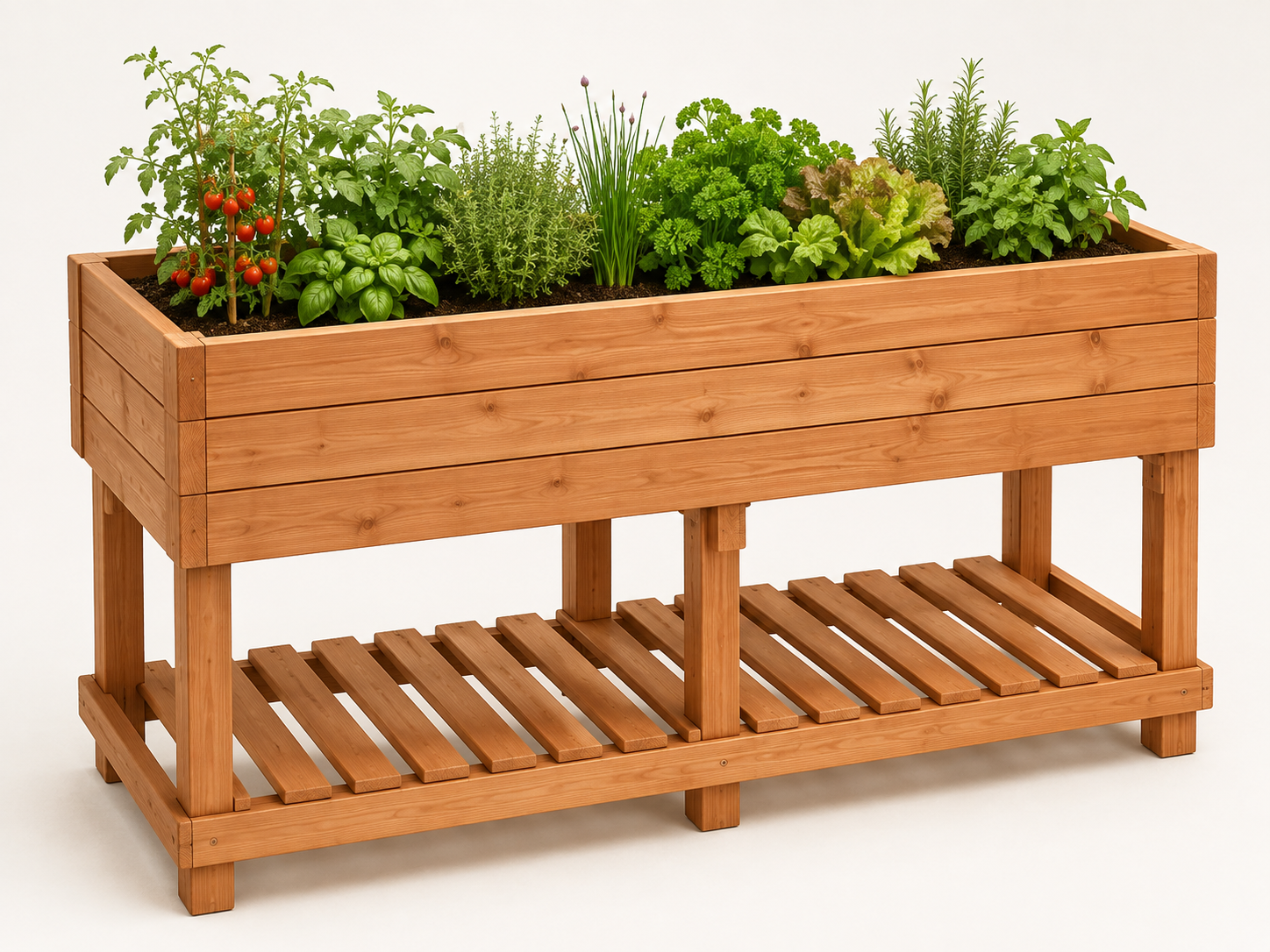 Signature 8 foot elevated garden bed.